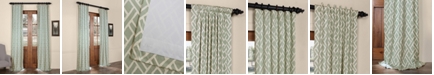 Exclusive Fabrics & Furnishings Martinique Printed Cotton 50" x 120" Curtain Panel